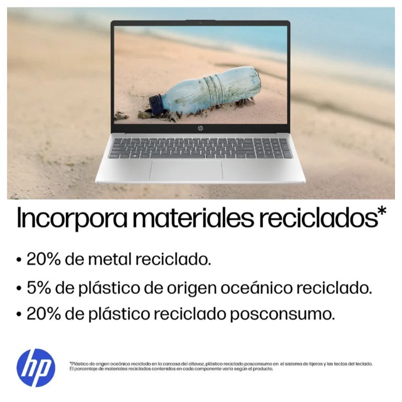 Notebook HP 15‑fc0287la – AMD Ryzen 7 – 16GB RAM – SSD 512GB – Pantalla 15,6” Full HD – Windows 11 Home – Nuevo