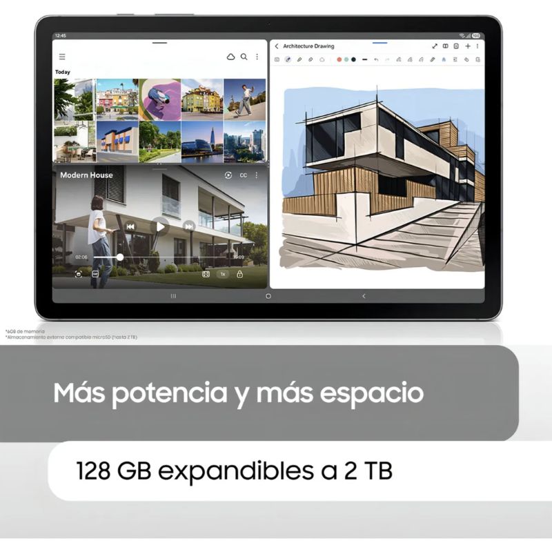 Samsung Galaxy Tab S10 Lite – 128GB – 6GB RAM – 13” OLED – Android 13 – Gris – Nueva