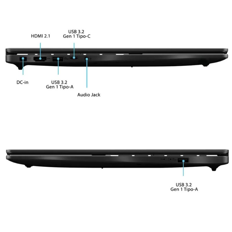 Notebook Asus Gaming V16 V3607VM‑RP077W – Intel Core 7 240H – 16GB DDR5 – SSD 512GB – RTX 5060 8GB – Pantalla 16” WUXGA 144Hz – Windows 11 Home – Excelente (Reacondicionado)