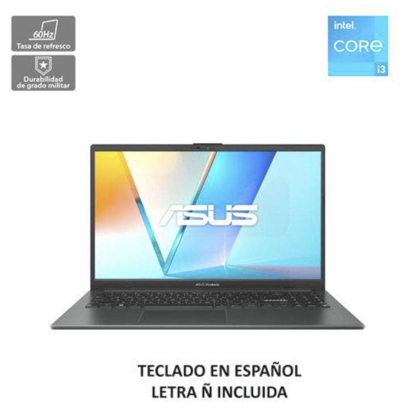 Notebook Asus VivoBook Go E1504GA | i3‑N305 / 8GB DDR4 / 256GB SSD / 15,6″ Full HD – Excelente (Reacondicionado)