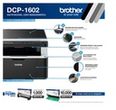 Impresora Brother DCP-1602 Láser multifuncional Negra y Gris