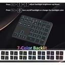 Teclado Numérico Aluminio Multimodo | BT 5.0 / USB / 2.4G | Retroiluminado RGB – Nuevo