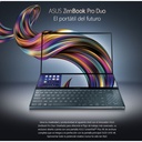 Notebook Asus ZenBook Pro Duo UX581GV | Core i7‑9750H / RTX 2060 / 16GB / 1TB SSD / Doble Pantalla 4K Touch – Excelente (Reacondicionado)