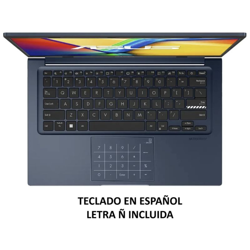 Notebook ASUS VivoBook 14 X1404ZA‑NK030W | Core i5‑1235U / 8GB DDR4 / 512GB SSD / 14″ FHD – Excelente (Reacondicionado)