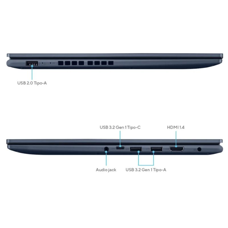 Notebook ASUS VivoBook 15 M1502YA‑NJ741W | Ryzen 7 7730U / 16GB DDR4 / 512GB SSD / 15.6″ FHD – Excelente (Reacondicionado)