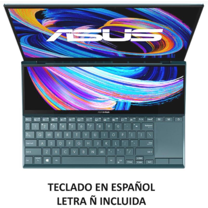 Notebook 14" ASUS ZenBook Duo UX482EAR Intel i7 Doble Pantalla Touch (Reacondicionado Excelente)
