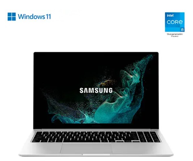 Notebook Samsung ® Galaxy Book 3 15,6" Full HD Intel Core i5-1335U, 8GB de RAM, Disco sólido SSD 512GB