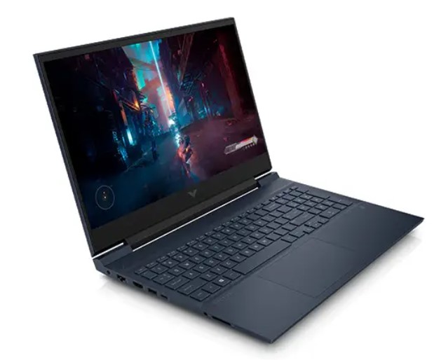 Notebook Gamer HP® Victus 16-d0514la Intel Core i5-11400H NVIDIA GeForce RTX 3060 6GB, 32GB RAM, 512GB SSD PCIe, 16.1", Azul Metálico , Win 11, Batería hasta 6 horas y 45 minutos