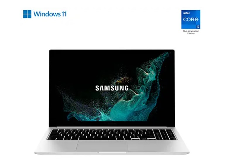 Notebook Samsung ® Galaxy Book 3 15,6" Full HD Intel Core i7-1355U, 8GB de RAM, Disco sólido SSD 512GB