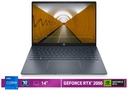 Notebook HP® Pavilion Plus 14-eh0103la 14" Oled 2880x1800 90Hz Intel i7-1255U Nvidia RTX2050 RAM 16GB SSD 512GB Windows 11