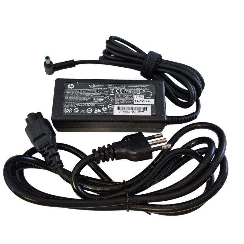 Cargador HP Original 65W Punta Azul