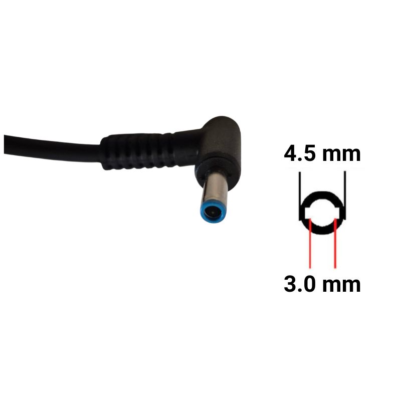 Cargador HP Original 65W Punta Azul