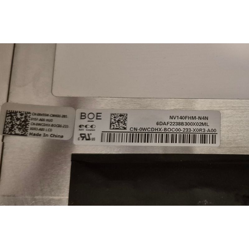 Pantalla original Dell Latitude 5420 5440 14" LED Full HD con soportes compatibles