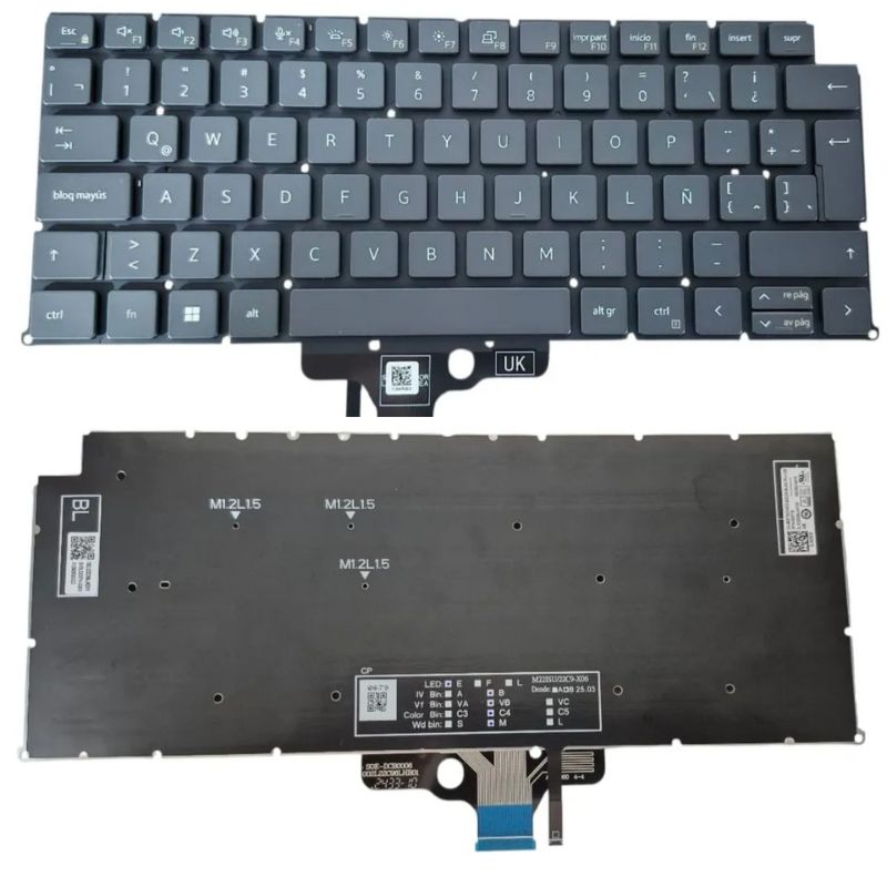Teclado Dell Latitude 7340 Español Latinoamérica Retroiluminado
