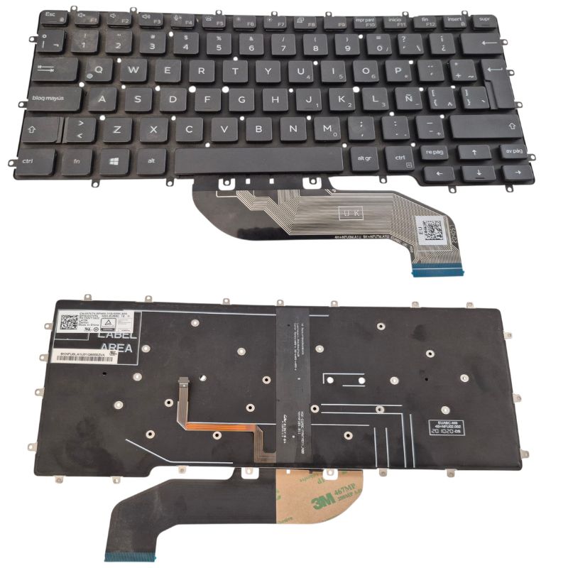 Teclado Dell Latitude 7400 2-in-1 Español Retroiluminado  PK132VT1A22