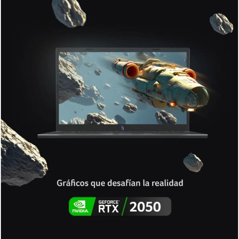 Notebook Gamer Acer Nitro V15 ANV15-51-53W1-1 – Core i5, 16GB DDR5, SSD 512GB, RTX 2050, 165Hz, Negro