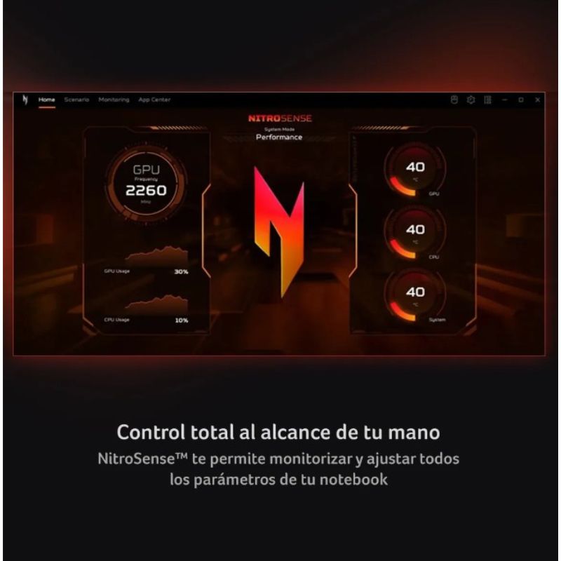 Notebook Gamer Acer Nitro V15 ANV15-51-53W1-1 – Core i5, 16GB DDR5, SSD 512GB, RTX 2050, 165Hz, Negro