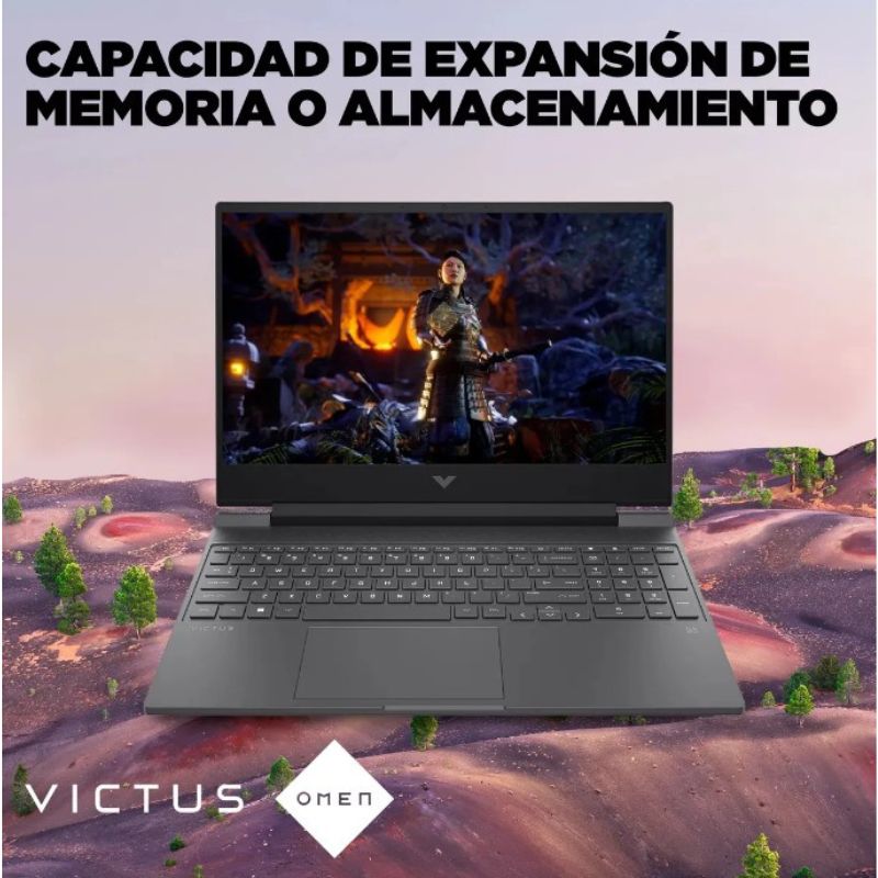 Notebook Gamer HP Victus 15-fa0025la – Core i5, 8GB RAM, SSD 512GB, RTX 3050, 144Hz