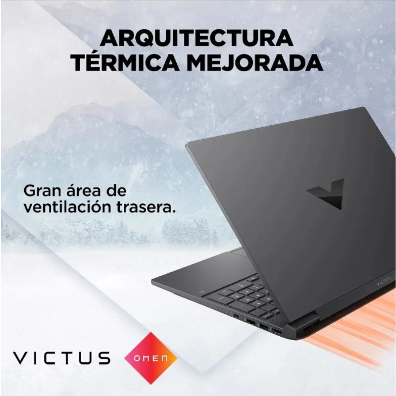 Notebook Gamer HP Victus 15-fa0025la – Core i5, 8GB RAM, SSD 512GB, RTX 3050, 144Hz