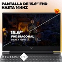 Notebook Gamer HP Victus 15-fb2015la – Ryzen 5, 16GB DDR5, SSD 1TB, RTX 3050 6GB, 144Hz