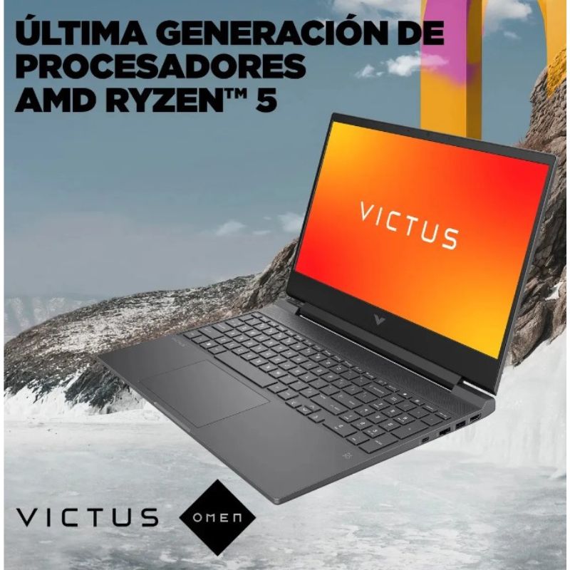 Notebook Gamer HP Victus 15-fb2015la – Ryzen 5, 16GB DDR5, SSD 1TB, RTX 3050 6GB, 144Hz