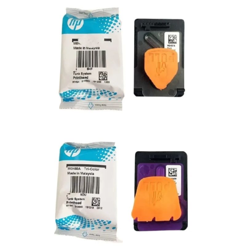 Pack cabezales de impresión originales HP M0H50A (color) + M0H51A (negro)