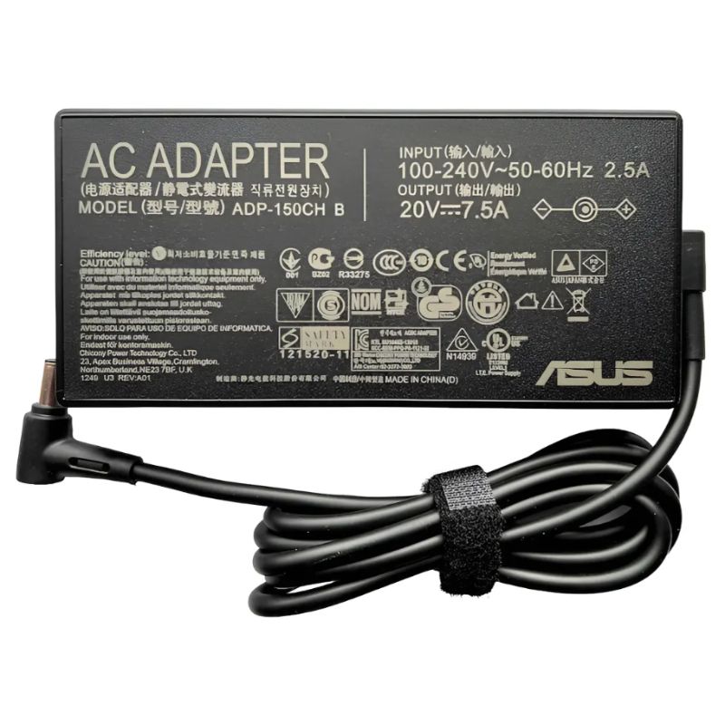 Cargador Asus 150W – 20V 7.5A – Punta fina 4.5×3.0mm