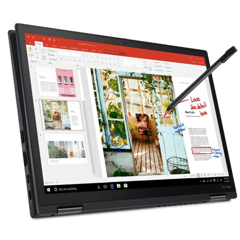 Notebook Lenovo ThinkPad X13 Yoga Gen 2 – 2 en 1 – Intel Core i5‑1145G7 – 16GB RAM – 256GB SSD – Pantalla táctil 13.3” con lápiz – Reacondicionado Excelente