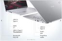 Notebook Acer® Swift 3 SF314-511-504N 14" Full HD Intel i5-1135G7 8GB RAM SSD 256GB Windows 11