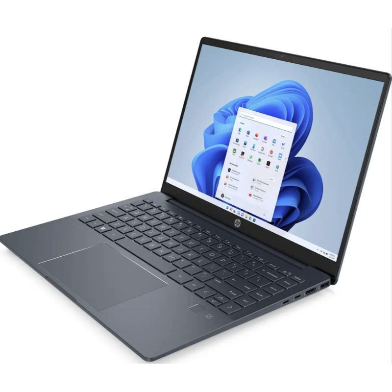 Notebook HP Pavilion Plus 14‑eh0103la – Intel Core i7‑1255U – 16GB DDR4 – 512GB SSD – Pantalla OLED 14” 2880×1800px 90Hz HDR – NVIDIA GeForce RTX 2050 – Teclado Español – Reacondicionado Excelente