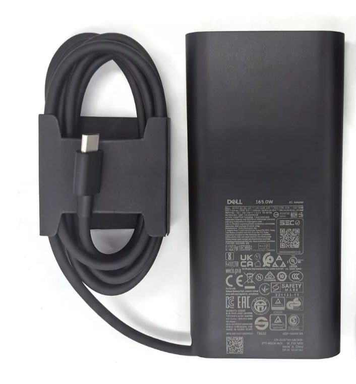 Cargador Dell Original 165W USB-C GAN