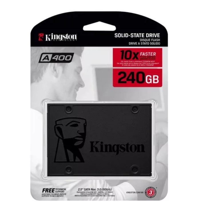 Unidad SSD Kingston A400 240GB Sata3 2.5"