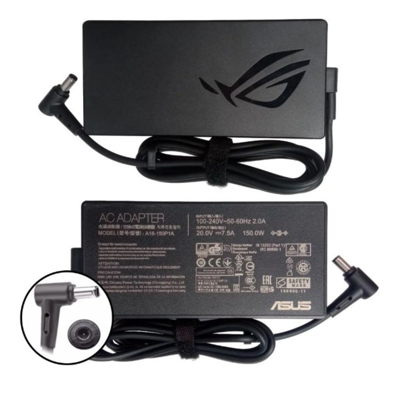 Cargador Asus Original 150W Punta 6.0 x 3.7mm 20V 7.5A