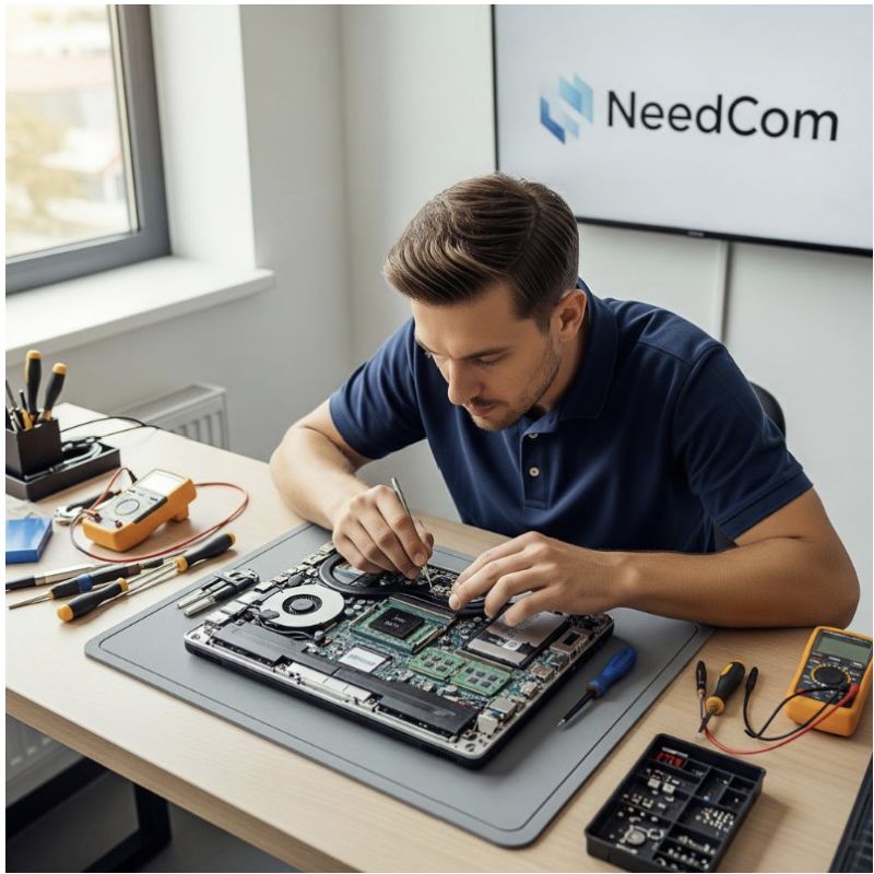 Mantención de hardware + cambio de pasta térmica + instalación de Windows 11 – NeedCom Chile