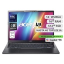 Notebook Touch Acer Copilot+ PC A14‑52MT‑59PE – Intel Core Ultra 5 – 16GB LPDDR5 – SSD 512GB – Pantalla táctil 14” WUXGA – Windows 11 Home – Excelente (Reacondicionado)