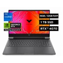 Notebook Gamer 16.1" HP Victus 16-r1016la Intel i7 RTX 4070 1TB SSD Configurable (Reacondicionado Excelente)
