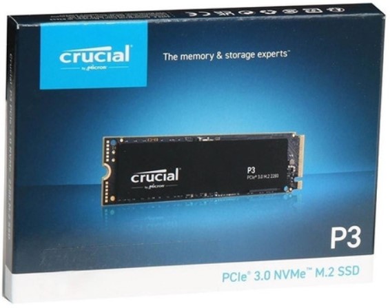 Crucial® P3 SSD 500GB PCIe NVME M.2 (copia)