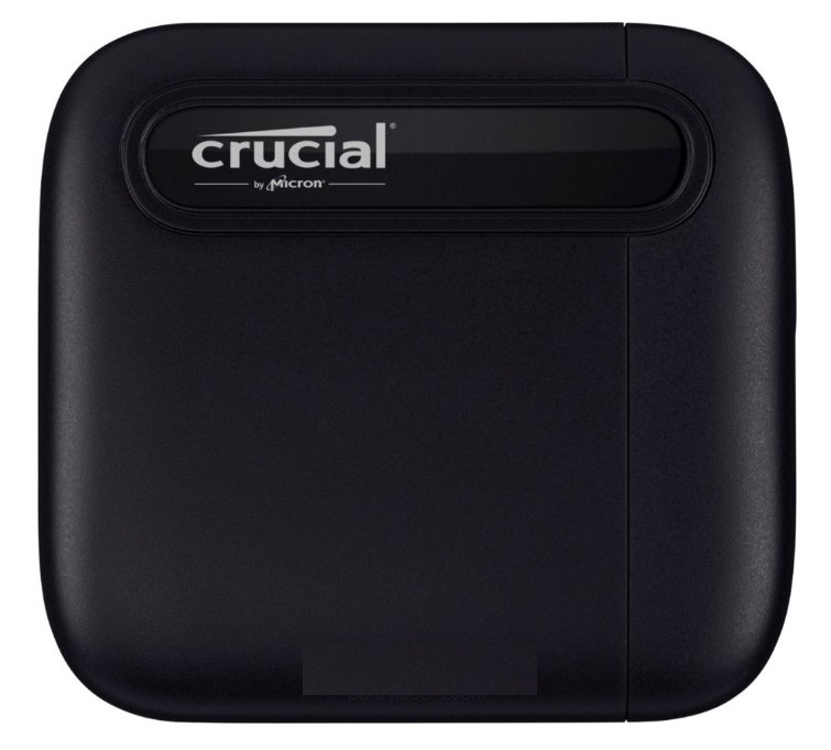 Crucial® X6 SE 1TB SSD externo USB-C/USB-A portátil - Negro
