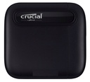 Crucial® X6 SE 500GB SSD externo USB-C/USB-A portátil - Negro