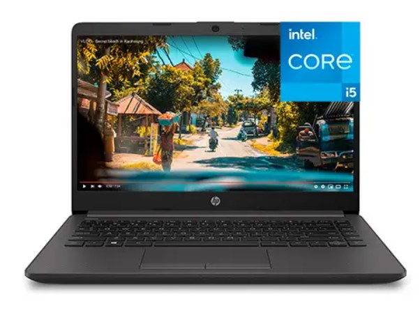 Notebook HP® 240 G8 14" HD, Intel i5-1135G7, RAM 16GB, SSD 256GB, Dark Gray, Win 11, Batería hasta 7 horas