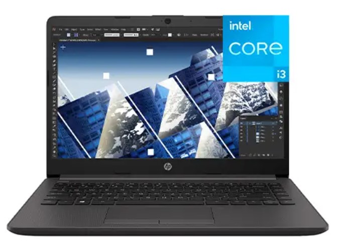 Notebook HP® 240 G8 14" HD, Intel i3-1115G4, RAM 16GB, SSD 256GB, Dark Gray, Win 11, Batería hasta 7 horas