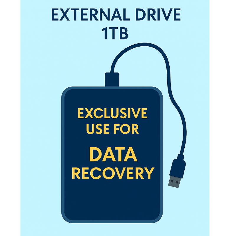 Disco externo 1TB – Uso exclusivo para recuperación de datos