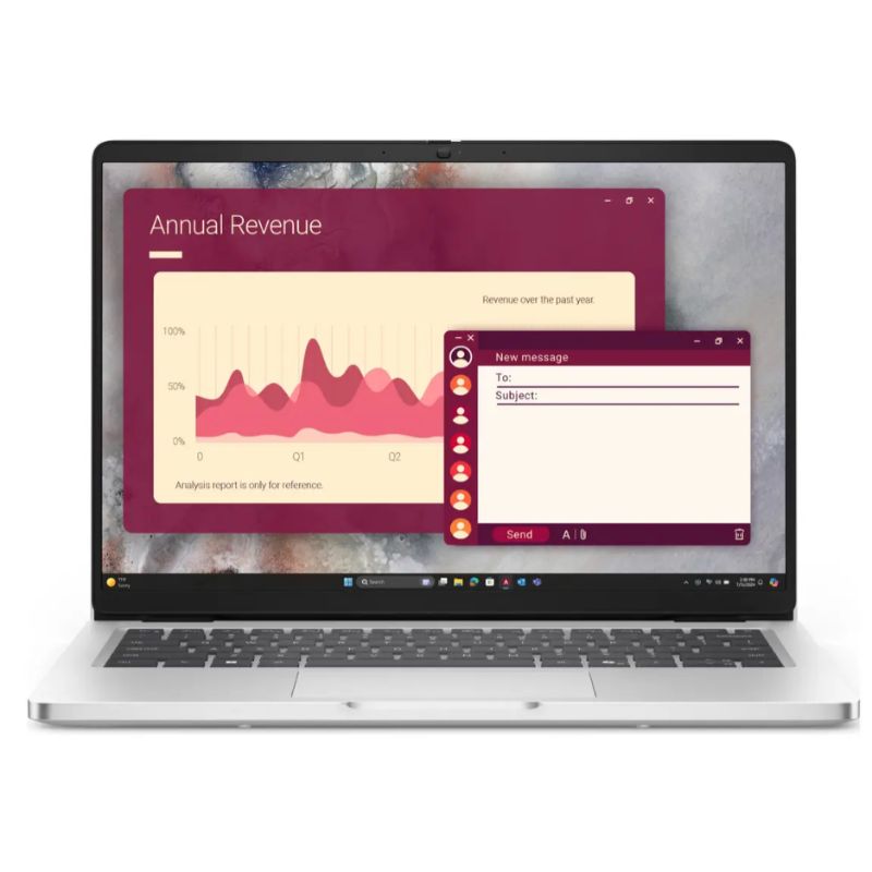 Notebook Dell Pro 14 PC14250 – Intel Core Ultra 7‑265U – 16GB DDR5 – 512GB SSD – 14” WUXGA