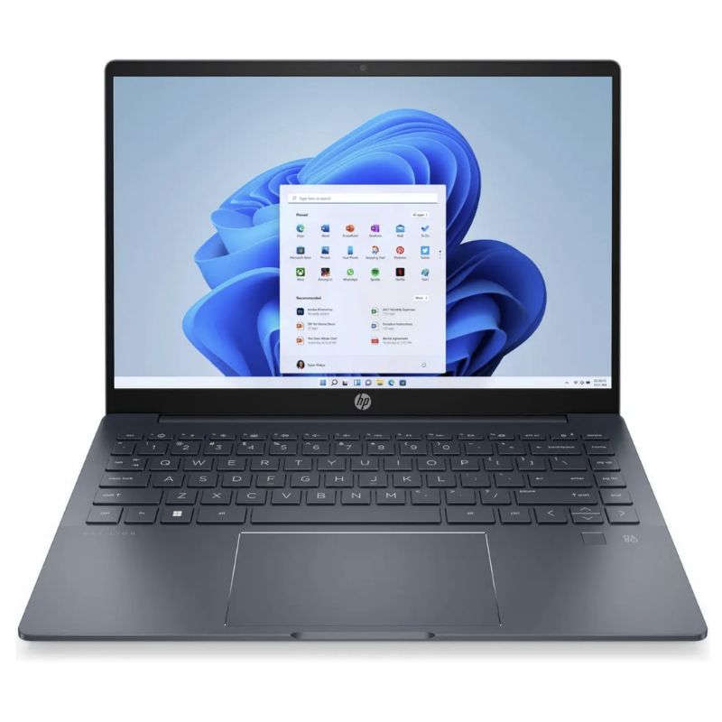 Notebook HP Pavilion Plus 14‑eh0103la – Intel Core i7‑1255U – 16GB DDR4 – 512GB SSD – Pantalla OLED 14” 2880×1800px 90Hz HDR – NVIDIA GeForce RTX 2050 – Teclado Español – Reacondicionado Excelente
