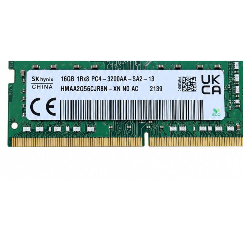 Memoria RAM SK hynix 16GB DDR4 3200MHz SODIMM Notebook – OEM (extraída de equipos nuevos)