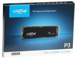 SSD Crucial® P3 500GB PCIe NVMe M.2